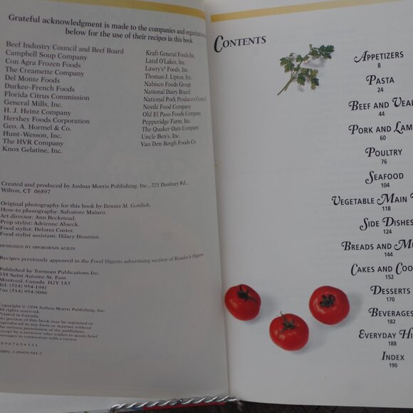 Vintage Cookbook Food Digest 175 Delicious Recipes 1994 - Picture 3 of 4